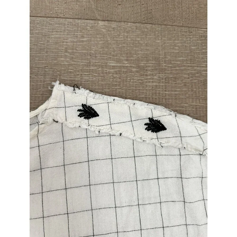 Zara Girls Windowpane Shirt